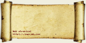 Matija Čokov vizit kartica